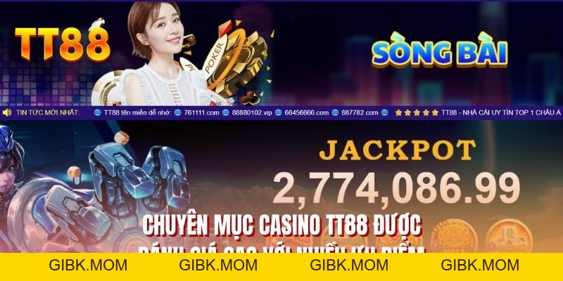 Casino TT88 - Trải Nghiệm Sân Chơi Bậc Nhất Nhiều Game Hay